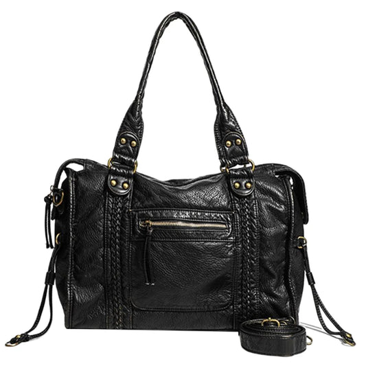 Leather Retro Shoulder Bag For Women