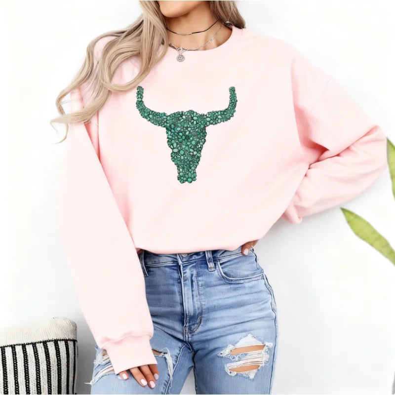 Cowgirl Sweatshirt Tops
