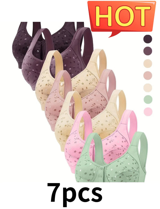 Bra For  Women – 7-Piece Set,  Adjustable