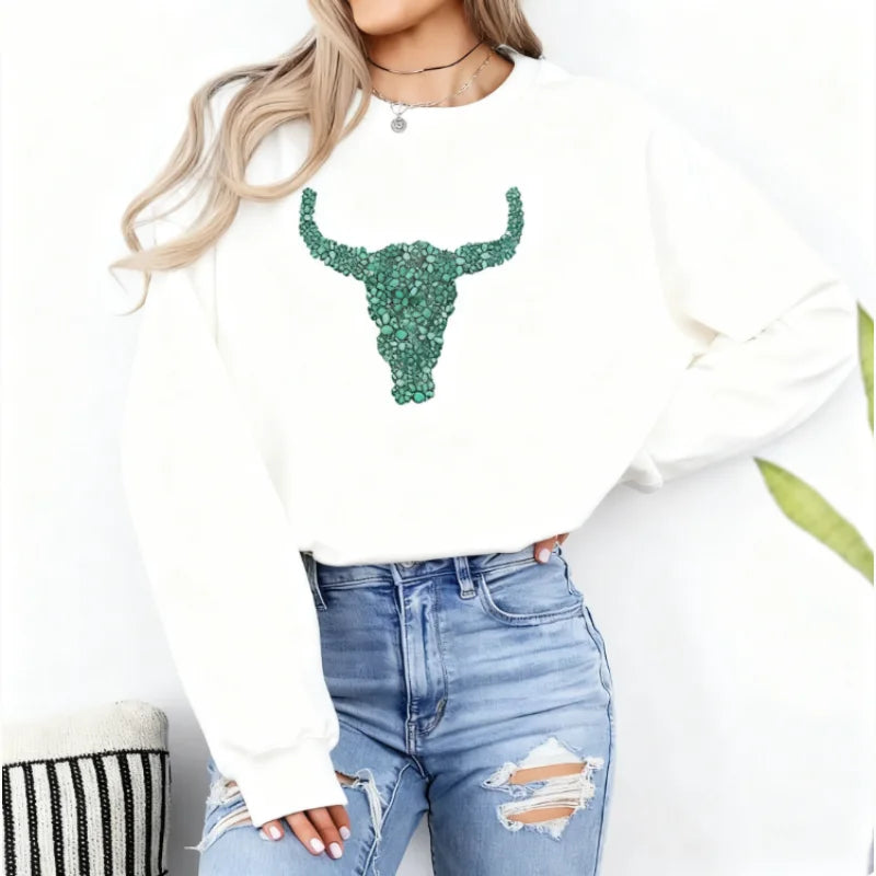 Cowgirl Sweatshirt Tops
