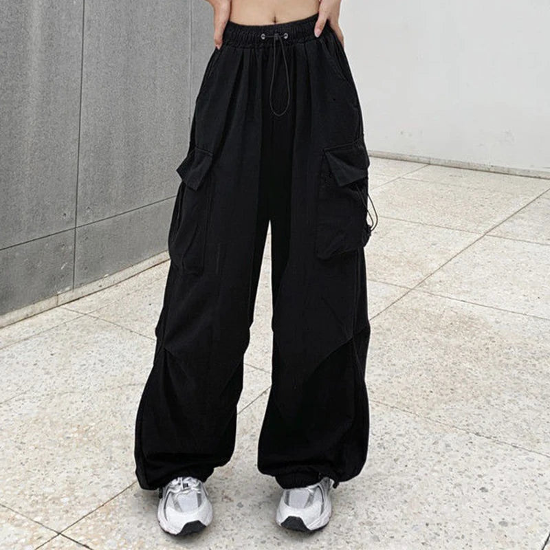 Women Casual Baggy Cargo Pants Streetwear Sweatpants