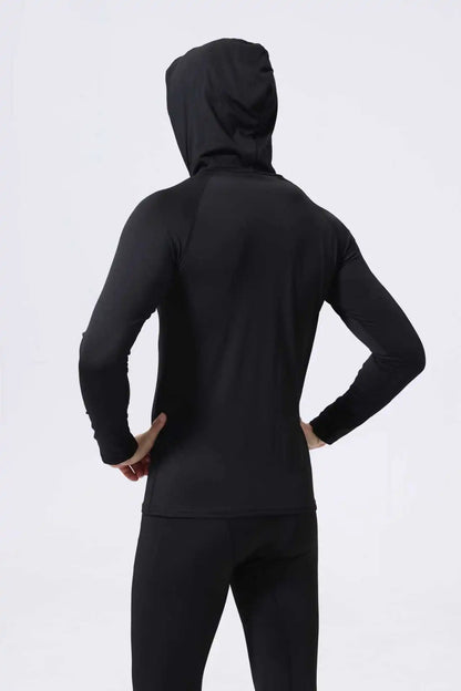 3-Piece Men's Hooded Sweatshirts With Facemasks,
