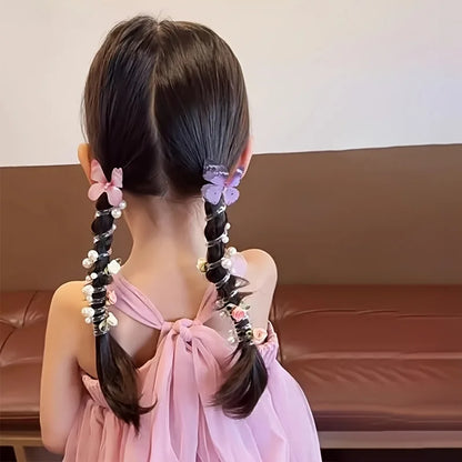 2pcs Whimsical Butterfly Mesh Headbands for Girls Hair