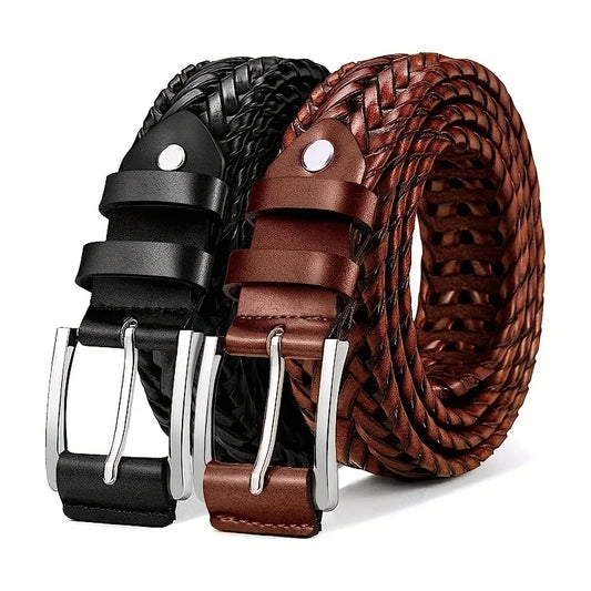 Men's Belt Casual Sports Hollow Woven