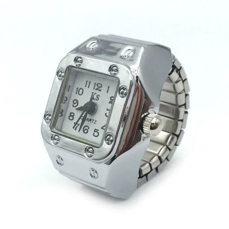 Quartz Watch Rings Women Men