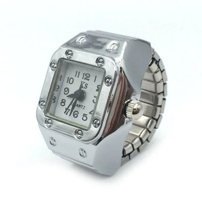 Quartz Watch Rings Women Men