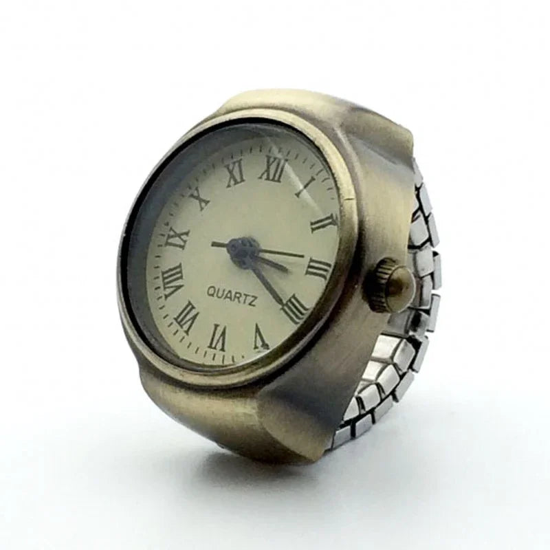 Quartz Watch Rings Women Men