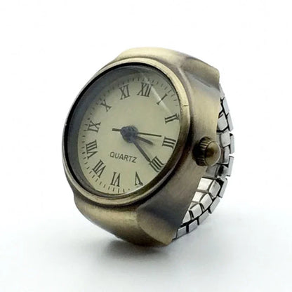 Quartz Watch Rings Women Men