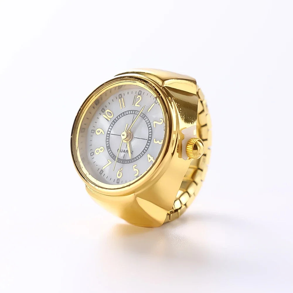 Quartz Watch Rings Women Men