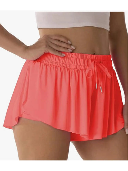 Flowy Skirts for Women Gym athletic Shorts Workout