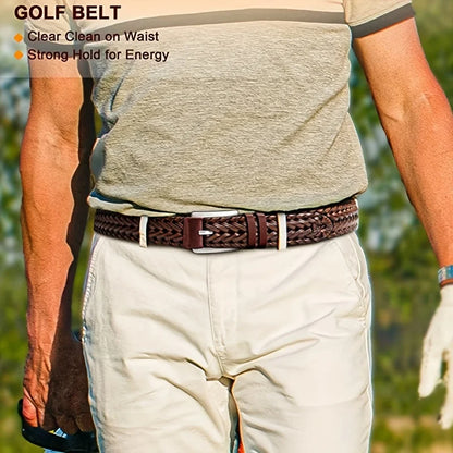 Men's Belt Casual Sports Hollow Woven