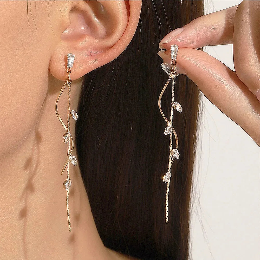 Luxury Long Tassel Earrings For Women