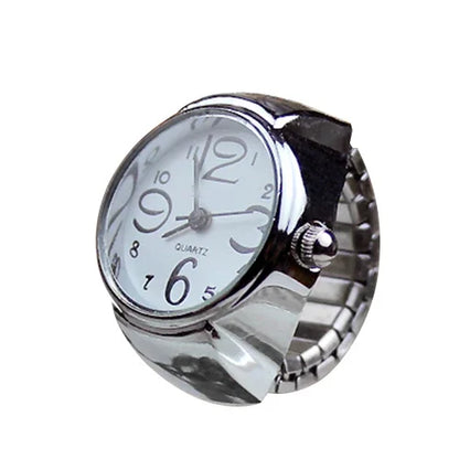 Quartz Watch Rings Women Men
