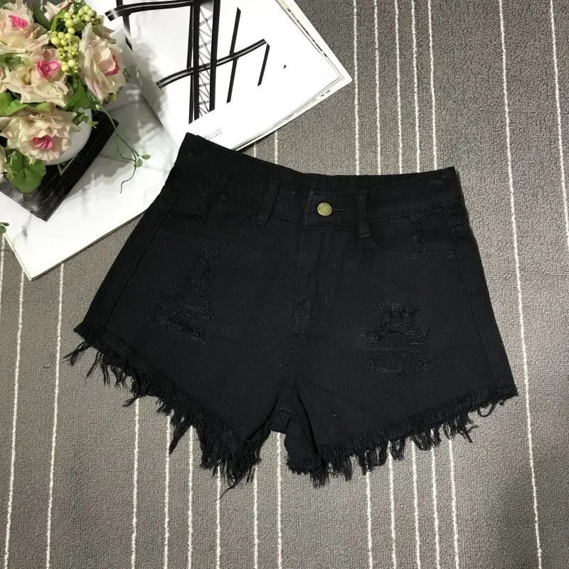 A-Line Sexy Hot Girl Denim Shorts Fashion Women