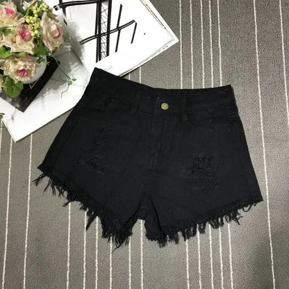 A-Line Sexy Hot Girl Denim Shorts Fashion Women