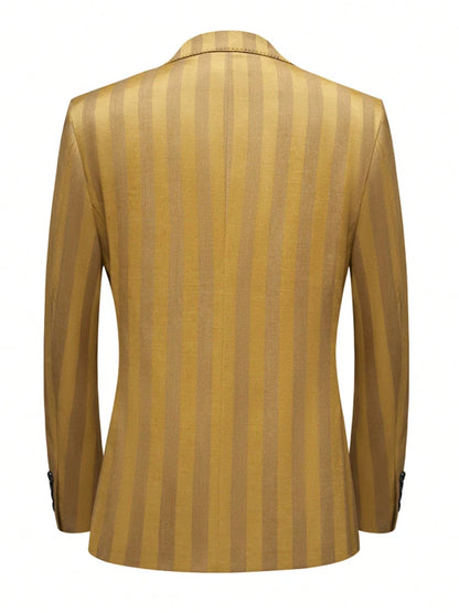 Men's Jacquard 2 Piece Suits