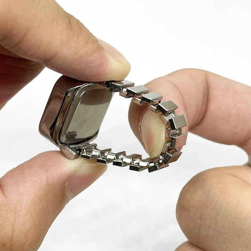 Quartz Watch Rings Women Men