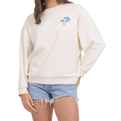 Women s Embroidered Floral Sweatshirt