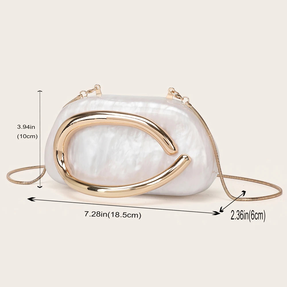 Women Evening Banquet Clutch Bag  Crossbody Bag