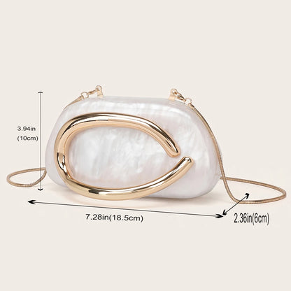 Women Evening Banquet Clutch Bag  Crossbody Bag