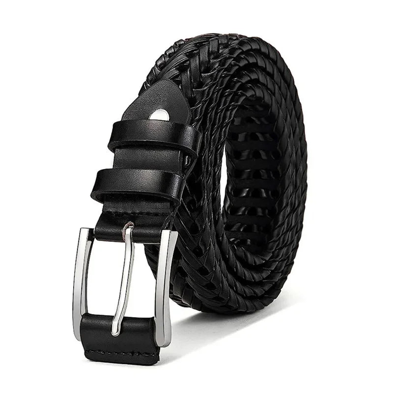 Men's Belt Casual Sports Hollow Woven