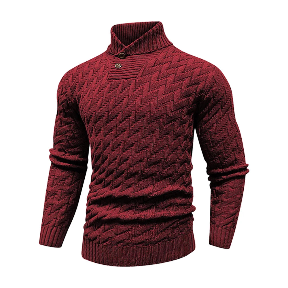 Men's Sweater Winter Shawl Collar