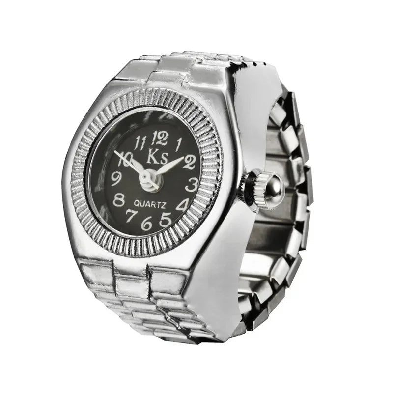 Quartz Watch Rings Women Men