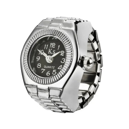 Quartz Watch Rings Women Men
