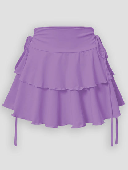 2025 New Solid Color Skirt Women