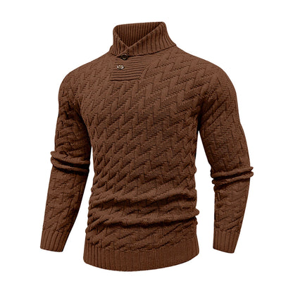 Men's Sweater Winter Shawl Collar