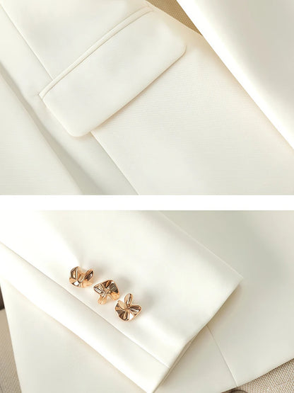 2Pcs Women's Suit Casual Pants Fashion