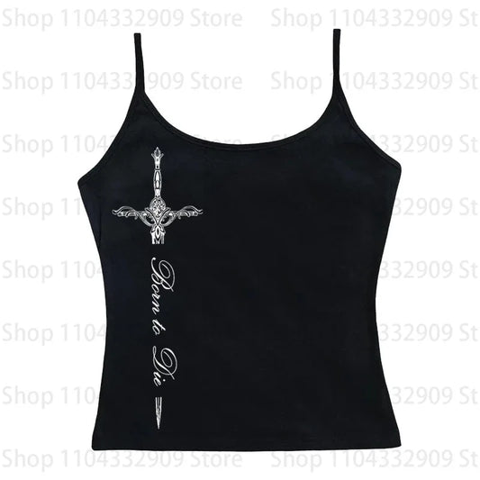 Printing Women's Long Sleeve Tee  Vintage Streetwear