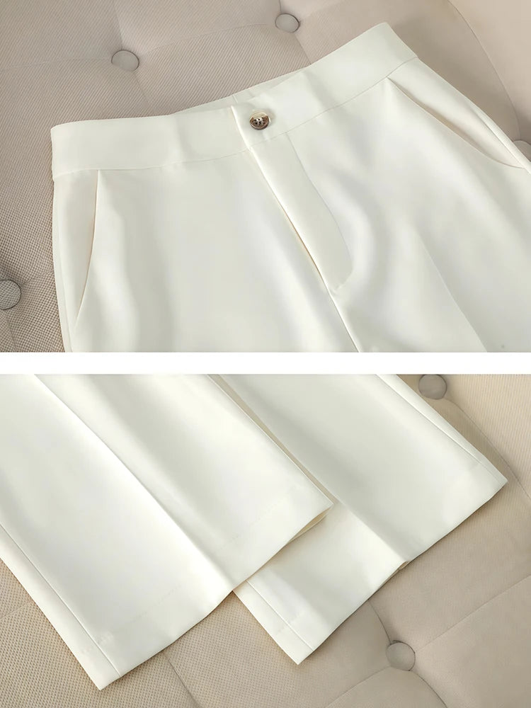 2Pcs Women's Suit Casual Pants Fashion