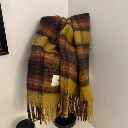 Men's and Women's Ramen Mohair Enlarged Thickened Scarf