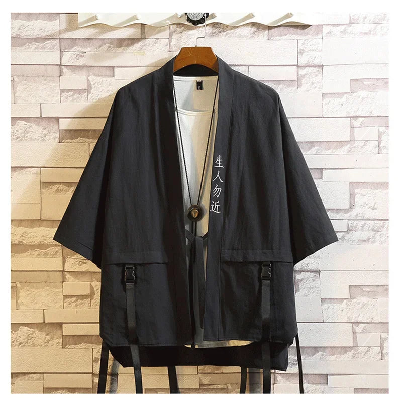 Men's Taoist Robes Japanese Harajuku Techwear