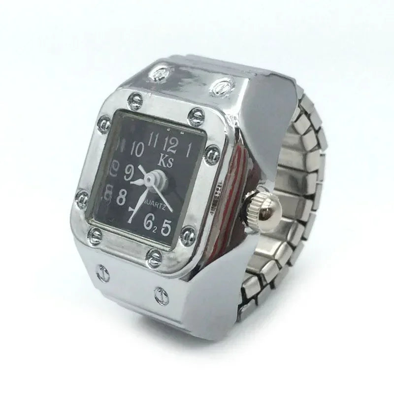 Quartz Watch Rings Women Men