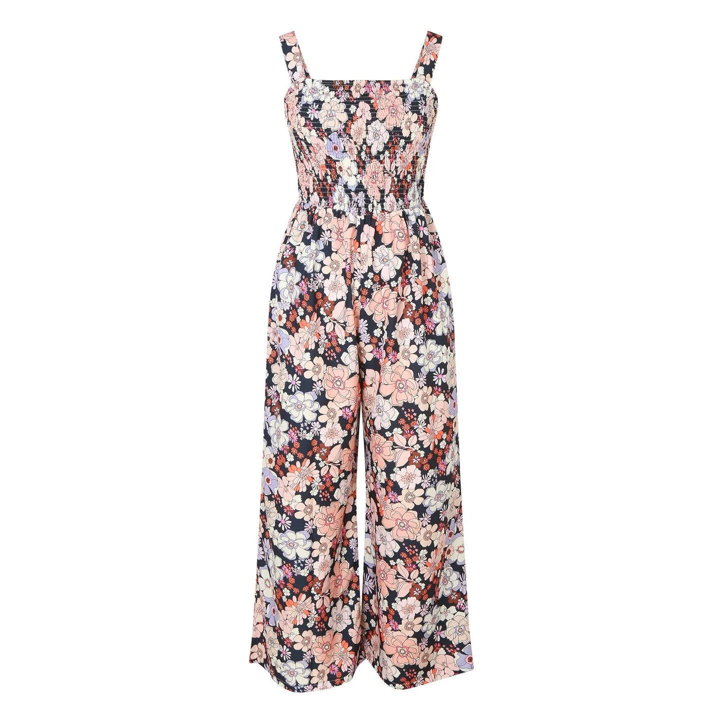 Sleeveless Printed Jumpsuit Women