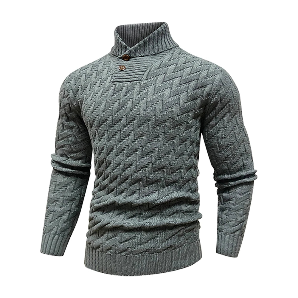 Men's Sweater Winter Shawl Collar