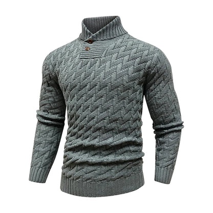 Men's Sweater Winter Shawl Collar