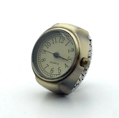 Quartz Watch Rings Women Men
