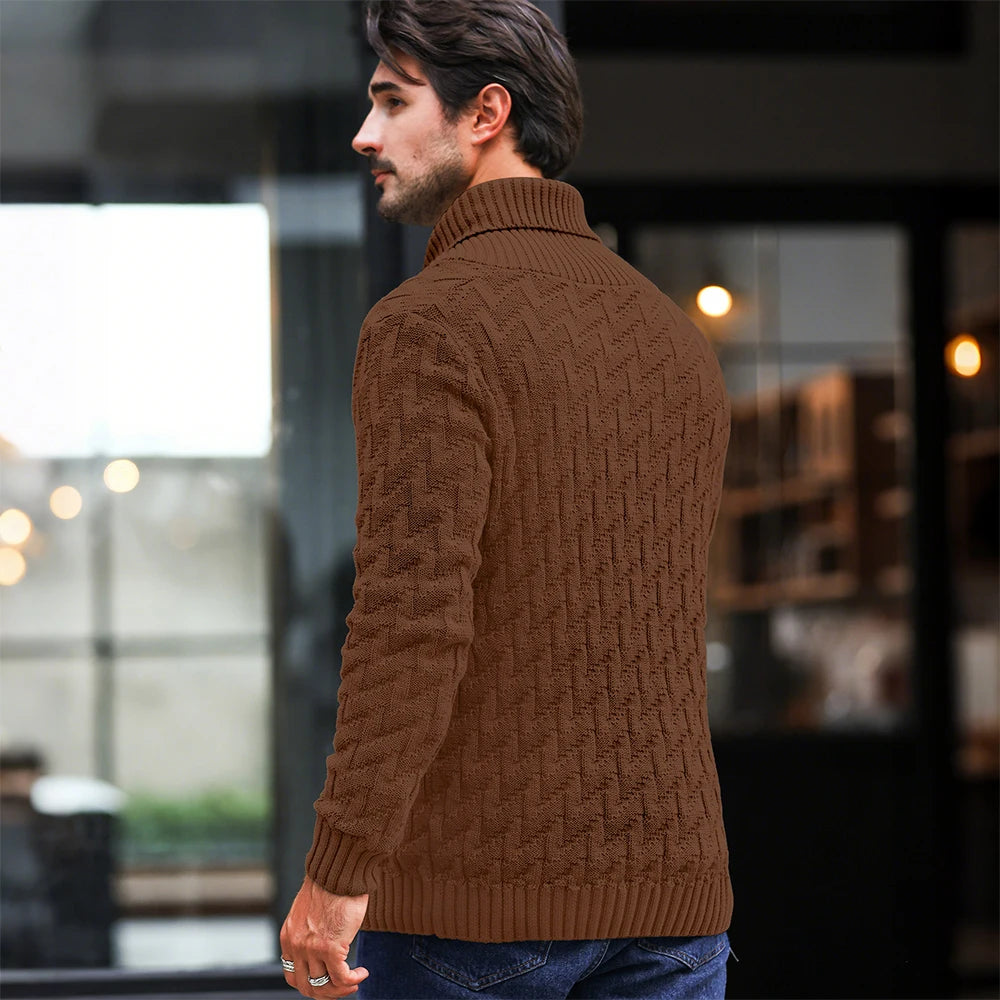 Men's Sweater Winter Shawl Collar