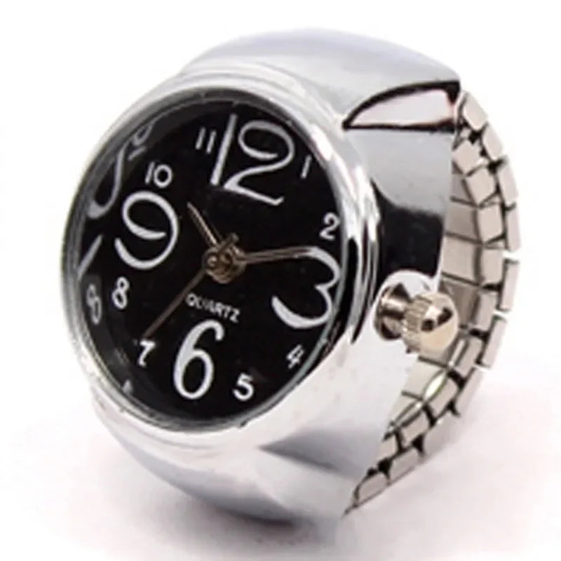 Quartz Watch Rings Women Men