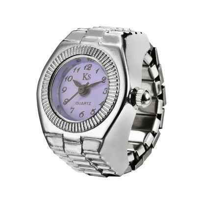 Quartz Watch Rings Women Men