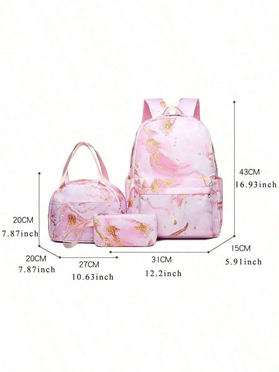 Stitch Series Cartoon Three Piece Backpack