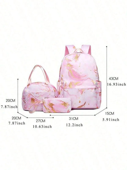 Stitch Series Cartoon Three Piece Backpack