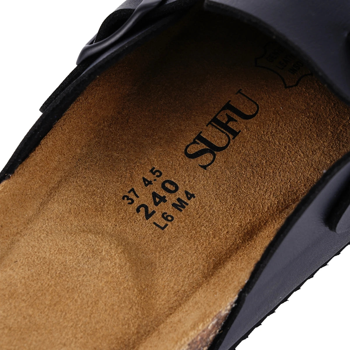 Women Fashion Leather Clogs Shoes Classic Cork