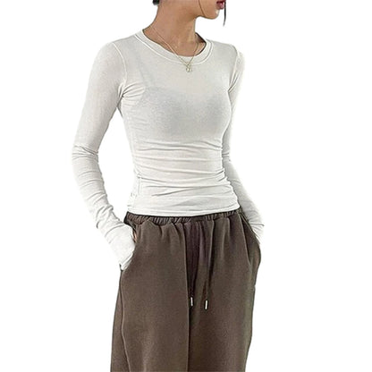Women Casual Thumb Hole Shirt