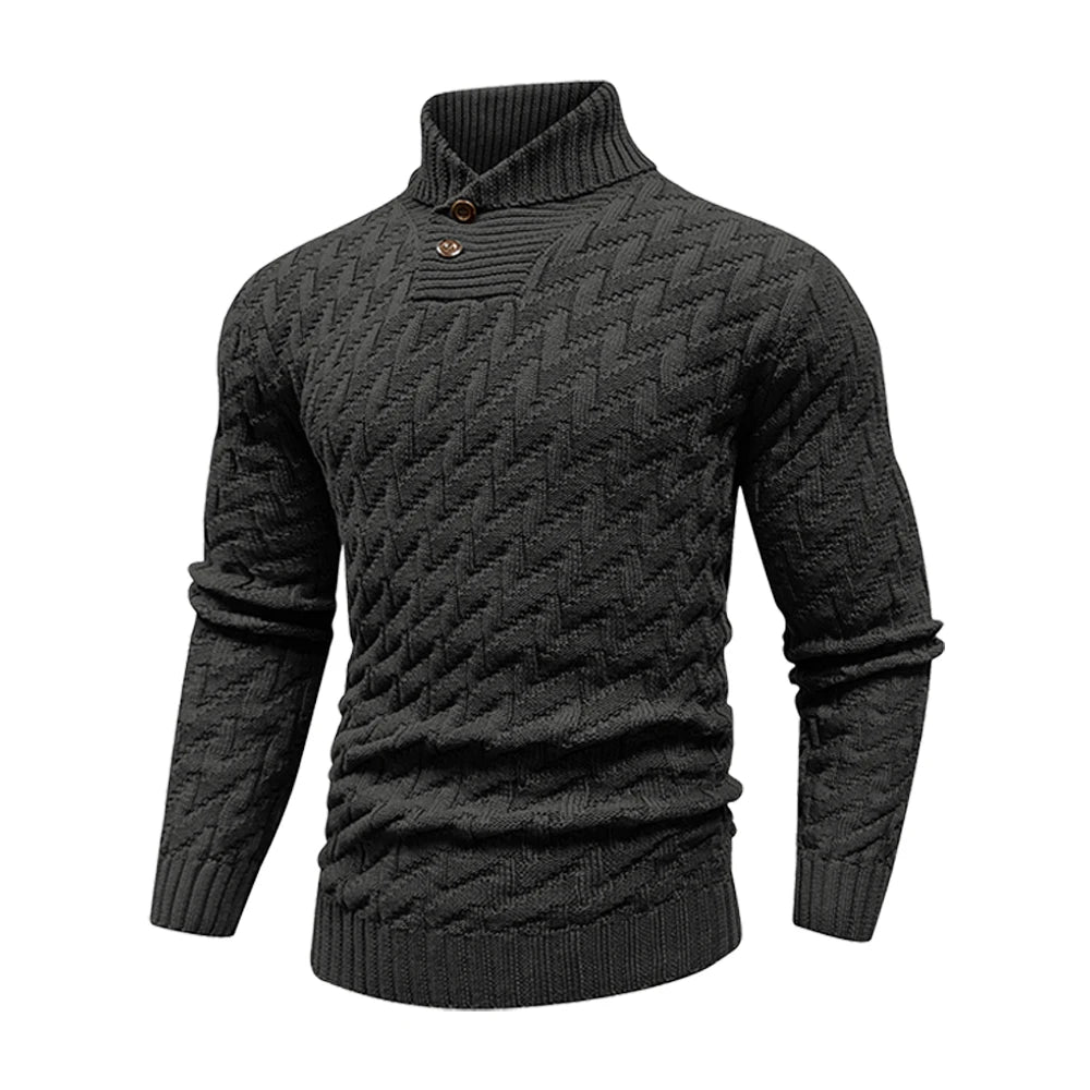 Men's Sweater Winter Shawl Collar