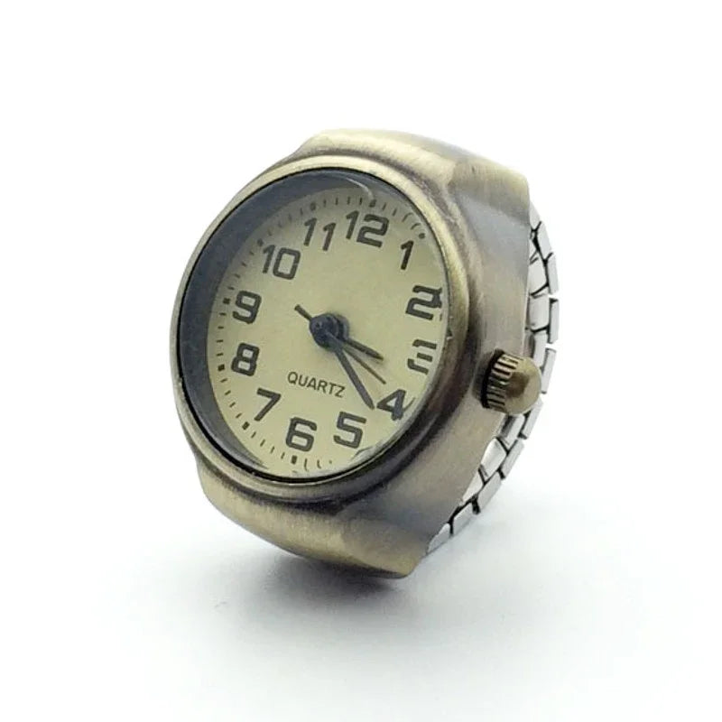 Quartz Watch Rings Women Men