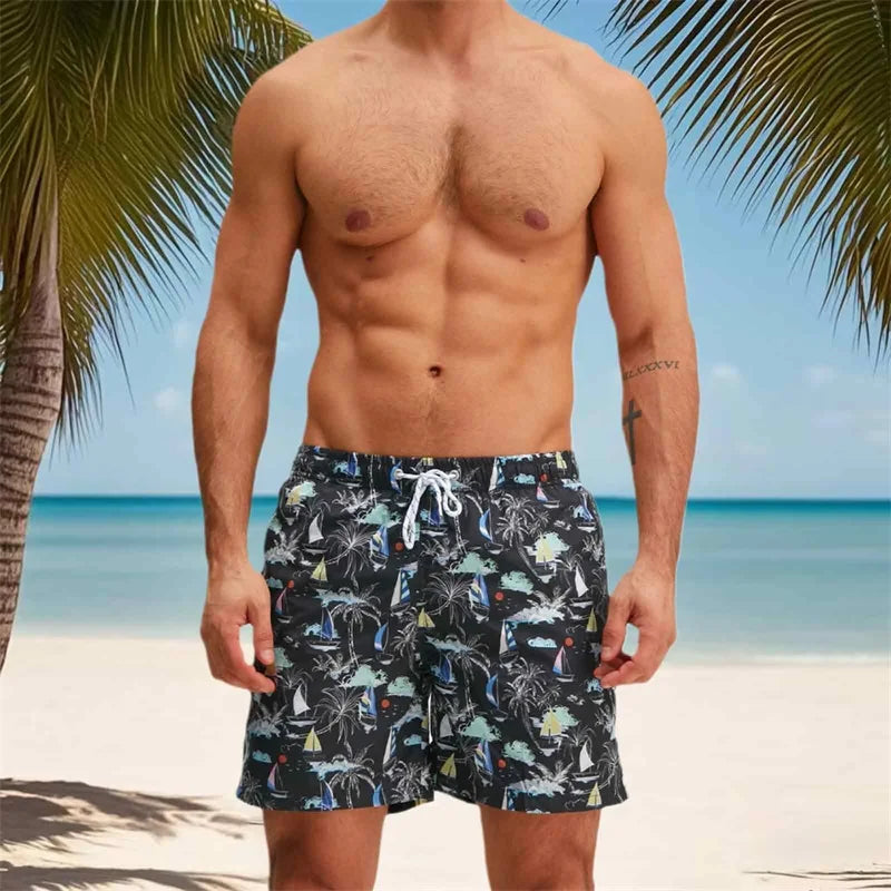Men s Swim Trunks Quick Dry Beach Shorts
